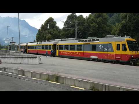Station Tschagguns  - Trein MBS van Schruns naar Bludenz