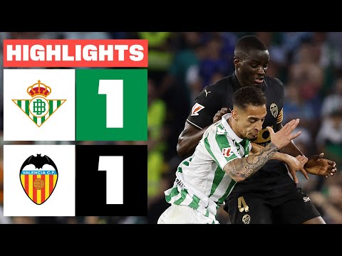 Real Betis 1 - Valencia 1