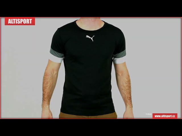 Vídeo relacionado con Puma teamRISE Jersey CE, Camisetas Hombre, Puma Black-Smoked Pearl-Puma White,