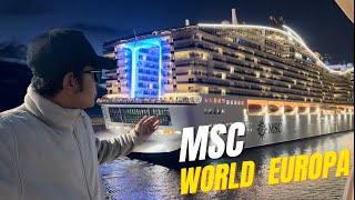 Marseille Ship Port France vlog || MSC World Europa Cruise ship 