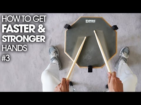 THE SECRET TO FASTER HANDS - Beginner Drum Lesson #3