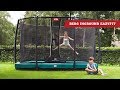 Батут Berg Ultim InGround Champion Green 330x220 см с сеткой Deluxe