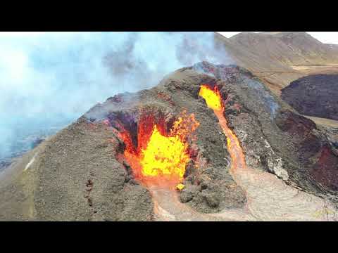 Volcano Eruption In Iceland | 4K