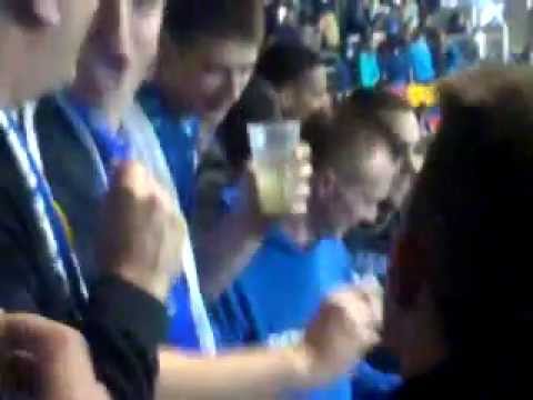 RCS - SR Colmar : Karlsruher fans dans le kop