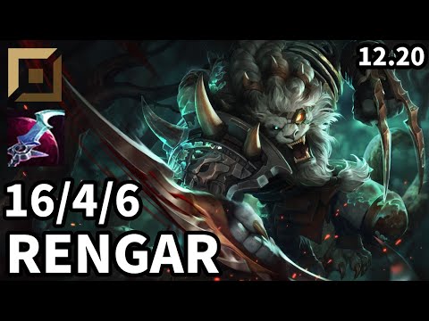 Rengar Top vs Urgot - Ranked Master - Patch KR 12.20