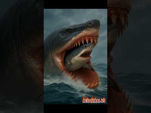 Great White Shark vs Greenland whale,  Liopleurodon,  Shonisaurus, Goblin, Sea Tarantula #shorts