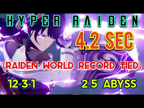 HYPER RAIDEN 12-3-1 IN 4.2 SEC!! - RAIDEN WORLD RECORD TIED - 2.5 ABYSS