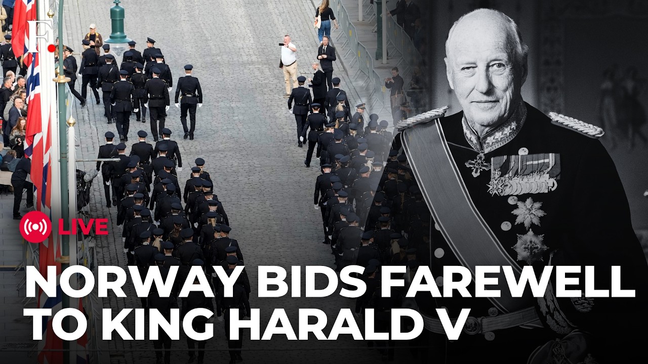 King Harald V Funeral LIVE: Norway Bids Farewell To King Harald V As State Funeral Begins In Oslo