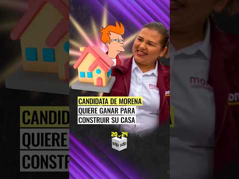 ¡Bien aprovechada 😧! CANDIDATA de MORENA quiere ganar para hacer su CASA 🏘... que es el MUNICIPIO 😅