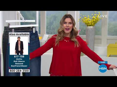 Motto Stretch Denim PullOn BootCut Jean