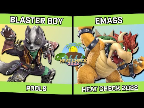 Blaster Boy (Wolf) vs eMass (Sephiroth/Bowser) - Heat Check 2022