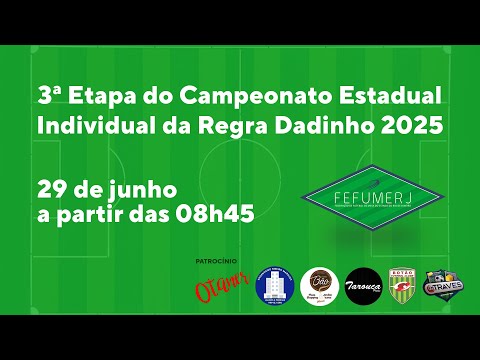 3ª Etapa do Campeonato Estadual Individual da Regra Dadinho 2025