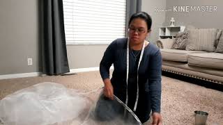 Making custom fit insect netting for garden bed | Pest control