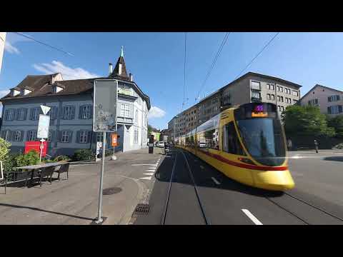 Tram 11 Marktplatz - Voltaplatz, Basel, Schweiz, Juli 2022