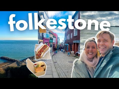 IS FOLKESTONE THE MOST UNDERRATED SEASIDE TOWN? Folkestone Harbour, Beach, Creative Quarter 🌊🐚🎨