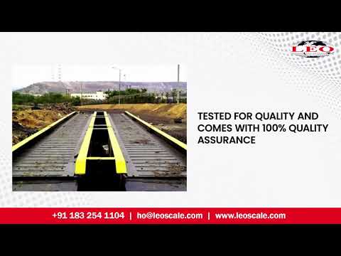 Leotronic Solar Powered Weighbridge