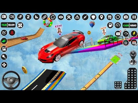 Impossible Car Racing Simulator 2023 - NEW Sport Car Stunts Driving 3D - Android Gameplay
