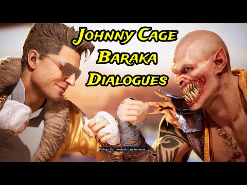 Johnny Cage v Baraka - Dialogues - Mortal Kombat 1