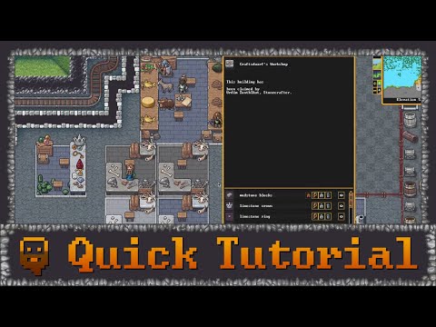 Dwarf Fortress - Quick Tutorial - Strange Moods