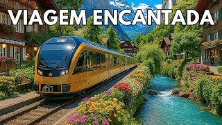 Um passeio mágico de trem pelos Alpes suíços – de Grindelwald a Lauterbrunnen