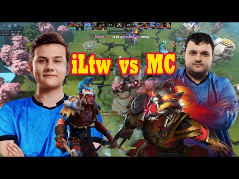 MC vs iLtw (mc might be old but he is still gold) 1:40 of Dota 2