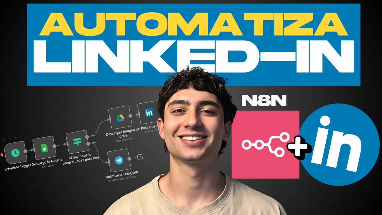 Contenido INFINITO en LinkedIn con N8N | Automatiza tus Redes Sociales