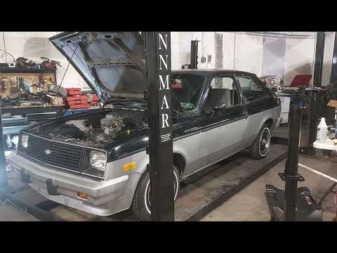 "The Chevette Collector" Chevette V6 build, it's in!
