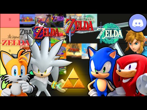Sonic, Tails, and Knuckles make a Zelda Games Tier List (Ft. Silver)