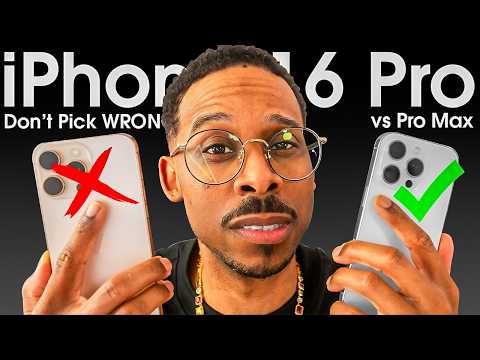 WHICH ONE iPhone 16 Pro vs 16 Pro Max DON'T PICK WRONG
