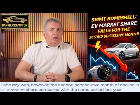 SMMT Bombshell: EV Market Share Falls For The Second Successive Month! ⚡📉