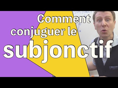 how to conjugate the subjunctive in French
