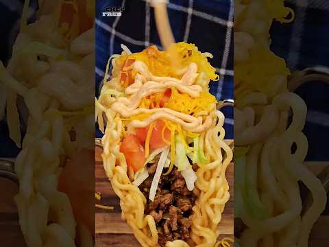 Eleve seu jogo de Ramen com Bear-liciois Taco Twist!🤤 #shorts #tacos #ramen #webarebears