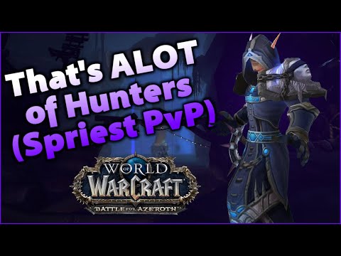 That's ALOT of Hunters | Shadow Priest PvP | WoW BFA 8.3