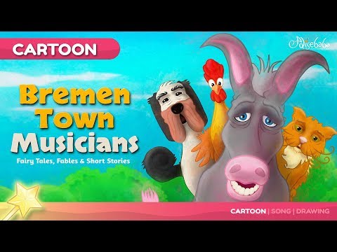 Bremen Town Musicians | Fairy Tales and Bedtime Stories for Kids | Fable
