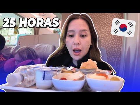 Everything I ate in 25 hours on a plane to Korea ✈️