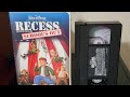 Opening To Recess Schools Out 2001 VHS