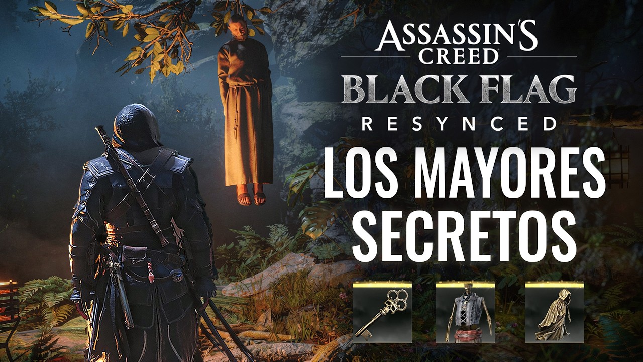 SECRETOS QUE NADIE SABE & EASTER EGGS GENIALES - ASSASSIN'S CREED BLACK FLAG RESYNCED