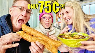 My Parents Tried Breakfast In China.... In Total Shock