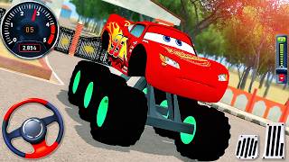 McQueen Monster Truck Driving in India 3D - Bus Simulator India 2026 -  Android GamePlay #3