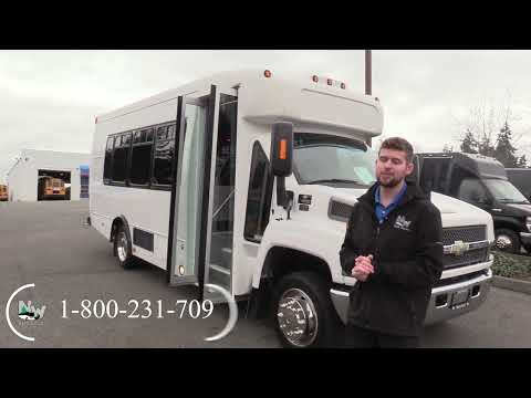 2009 Chevrolet Startrans 18 Passenger + Rear Luggage Shuttle Bus - S02473