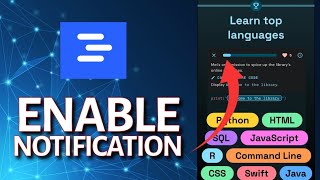 How to Enable Notification in Encode 2025?