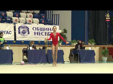 Жана Пенчева, обръч, ДП "Жулиета Шишманова", финали ДСВ, I място, 18,425