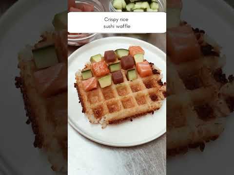 Crispy Rice Sushi waffle