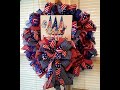 Lets make a "Sweet Land of Liberty" gnome wreath with ruffles and rolls!