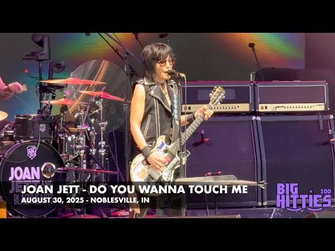 Joan Jett & The Blackhearts perform "Do You Wanna Touch Me" in Noblesville, IN on August 30, 2025