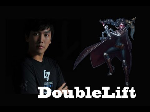 CLG DoubleLift epic Vayne mechanics - 1 vs 2  (Sycho sid and Bloodwater) || NA LCS Summer 2013 W8D1