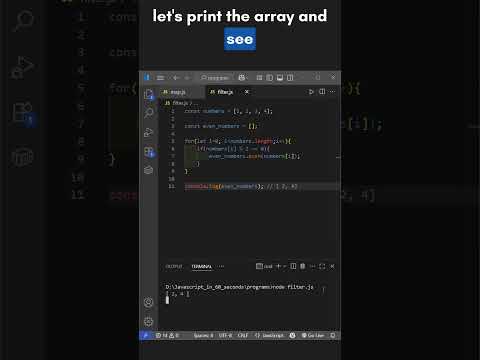 Javascript Hack 9 Remove Items From An Array Using Filter Shorts
