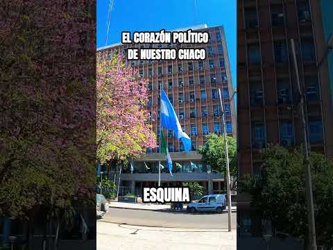 EL CORAZÓN DEL CHACO: Casa de Gobierno desde la Plaza 25 de Mayo 🏛️🌳