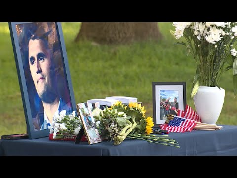 UNLV students hold vigil in the wake of Charlie Kirk's assassination at Utah university campus