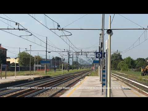 TRENITALIA FR 9727 ETR 1000 MILANO C.LE 12:45 - PADOVA 14:42-VENEZIA S.L. 15.10 15.09.2019